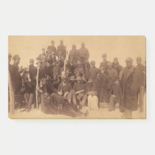 Zwarte Amerikaanse gevechtscavalerie: Buffalo Warr Post-it® Notes