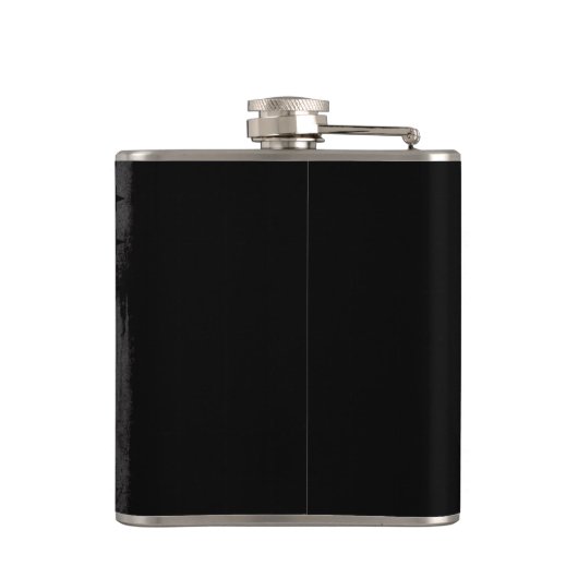 Zwarte Amerikaanse vlag Heupfles (Achterkant)