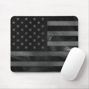 Zwarte Amerikaanse vlag Muismat