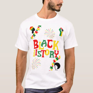 Zwarte anamnese maand t-shirt
