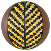 Zwarte anananas basketbal (Verticaal)