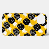 Zwarte anananas Case-Mate iPhone case (Achterkant (horizontaal))