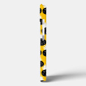 Zwarte anananas Case-Mate iPhone case (Achterkant / Links)
