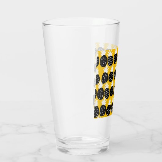 Zwarte anananas glas (Rechts)