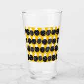 Zwarte anananas glas (Voorkant)