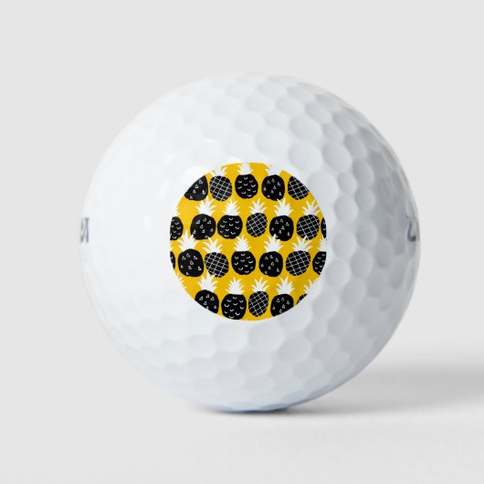 Zwarte anananas golfballen (Voorkant)