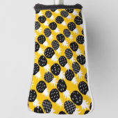 Zwarte anananas golfheadcover (Draai 90)