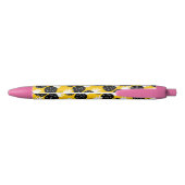 Zwarte anananas inkt pen (Achterkant)