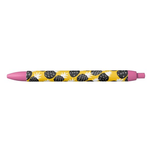 Zwarte anananas inkt pen (Voorkant)