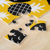 Zwarte anananas legpuzzel (Zijkant)