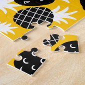 Zwarte anananas legpuzzel (Zijkant)