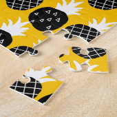 Zwarte anananas legpuzzel (Zijkant)