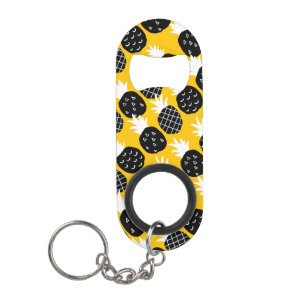 Zwarte anananas mini flessenopener