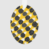 Zwarte anananas ornament (achterkant)