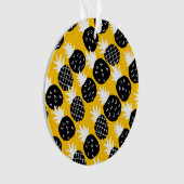 Zwarte anananas ornament (voorkant)