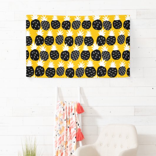 Zwarte anananas spandoek (Insitu)