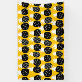 Zwarte anananas spandoek (Verticaal)