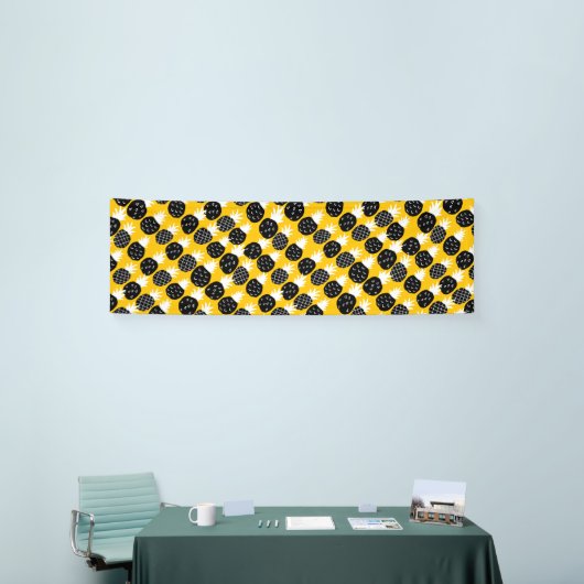 Zwarte anananas spandoek (Beurs)