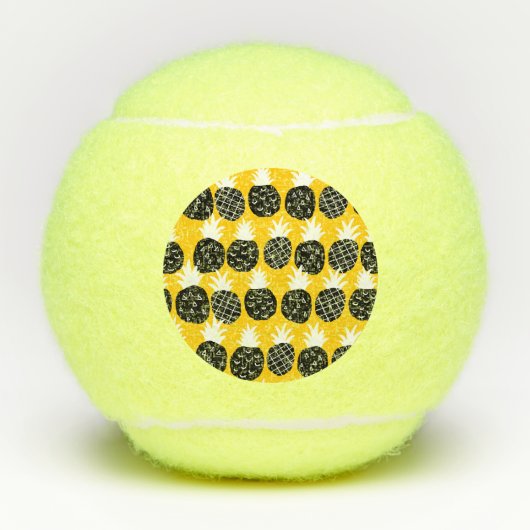 Zwarte anananas tennisballen (Voorkant)