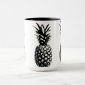 Zwarte anananasappelmok mok (Midden)