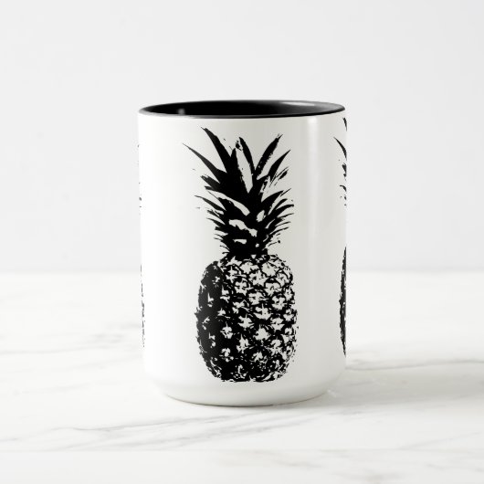 Zwarte anananasappelmok mok (Midden)