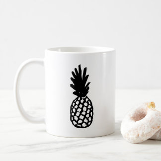 Zwarte ananas koffiemok