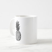 Zwarte ananas koffiemok (Voorkant links)