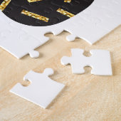Zwarte ananas: unieke getextureerde set legpuzzel (Zijkant)