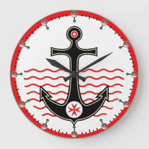 ZWARTE ANCHOR, ST.STEPHEN CROSS, RED WHITE NAU GROTE KLOK