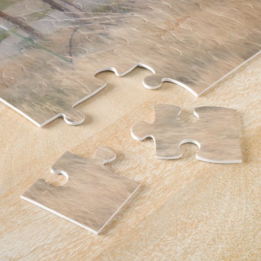 Zwarte Angus in de Pasture Legpuzzel (Zijkant)