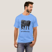Zwarte Angus-Koe & Cute Calf T-shirt (Voorkant volledig)