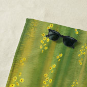 Zwarte Angus-Koe en Cute Calf in zomerperiode Strandlaken (In situ)