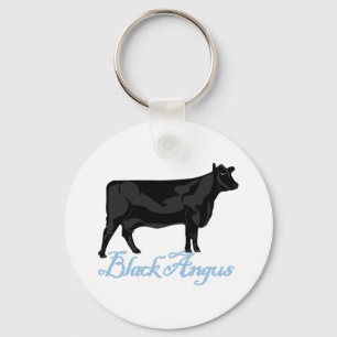 Zwarte Angus Sleutelhanger