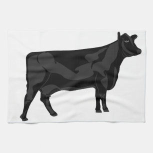 Zwarte Angus Theedoek