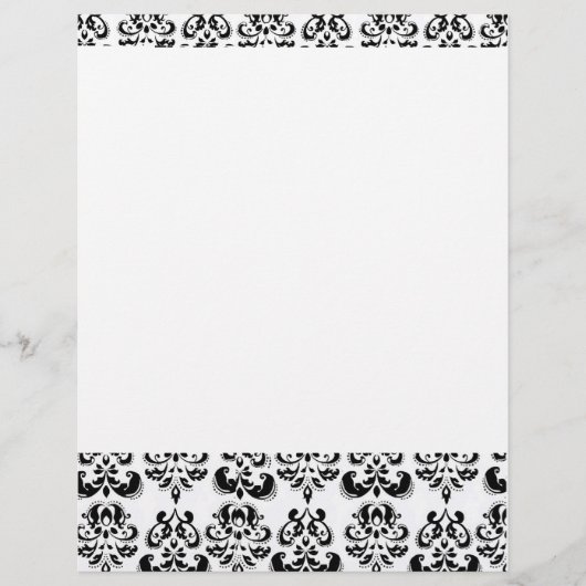 ZWARTE ANS WHITE DAMASK (Voorkant)