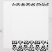 ZWARTE ANS WHITE DAMASK (Voorkant / Achterkant)