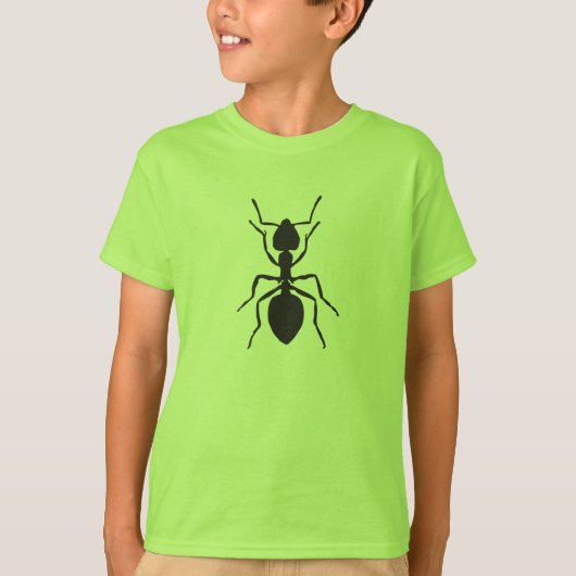 Zwarte Ant - Kinder T-Shirt (Voorkant)