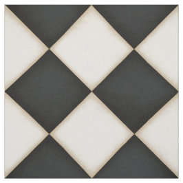 Zwarte & Antiek witte diamanten (groot) Stof