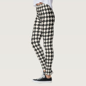Zwarte & Antiek witte diamanten Leggings (Links)