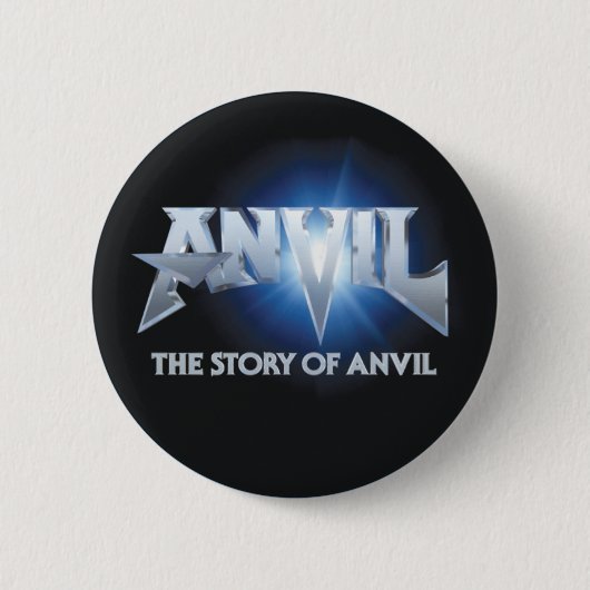 ZWARTE ANVIL MOVIE LOGO BUTTON (Voorkant)