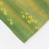 Zwarte appaloosa-paarden in de zomerperiode fleece deken (Hoek)