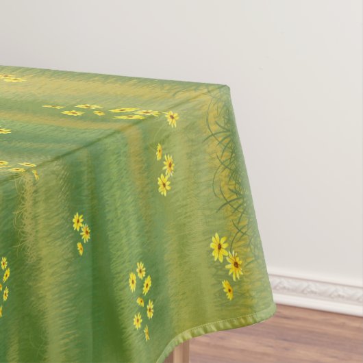 Zwarte appaloosa-paarden in de zomerperiode tafelkleed (Voorbeeld)