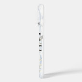 zwarte appaloosa-paarden in sneeuw Case-Mate iPhone case (Achterkant / Links)