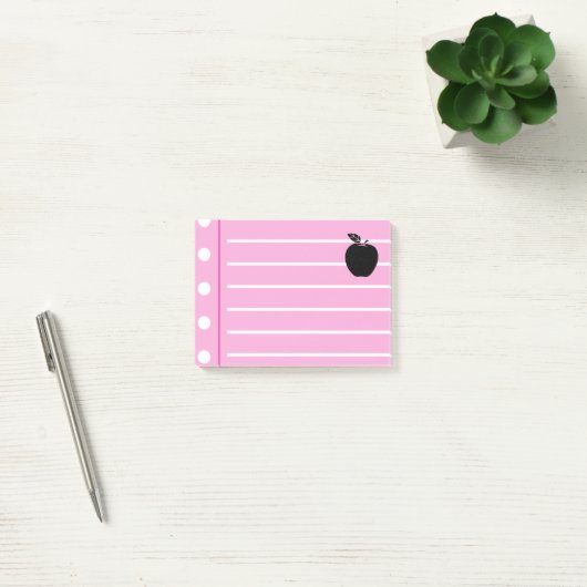 zwarte appelroze noten post-it® notes (Kantoor)