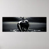 Zwarte Apple Wall Decor (Matte) Poster (Voorkant)