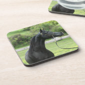 Zwarte arabisch op onderzetters (Linkerzijde)