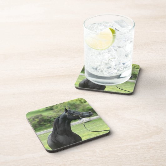 Zwarte arabisch op onderzetters (Rechterzijde)