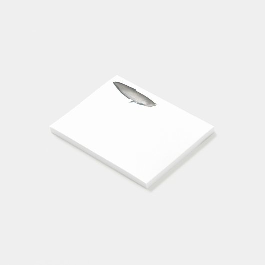 Zwarte Arawana Post-it® Notes (Schuin)