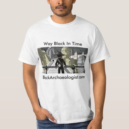 Zwarte Archeoloog T-Shirt (Voorkant)