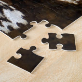 Zwarte Arches Moth Photo Puzzle met Gift Box Legpuzzel (Zijkant)